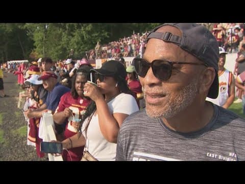 Fans feel the excitement at day 5 of Commanders training camp