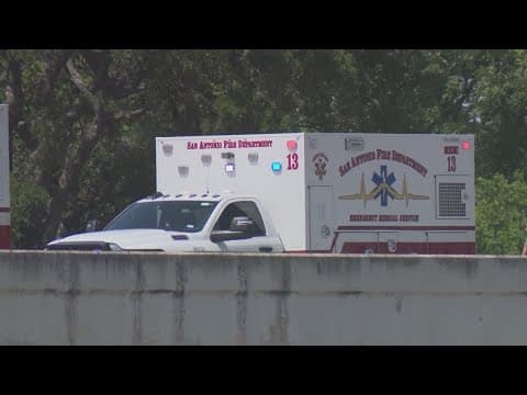 A stolen car crashes into a bus in San Antonio