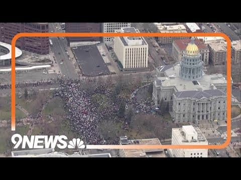'Hands Off!' protest takes place in downtown Denver