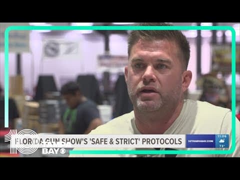 As the Biden administration proposes closing 'gun show loophole,' the Florida Gun Show is one step a