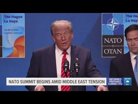 Trump attends NATO Summit as emergency Middle East evacuations and travel warnings increase