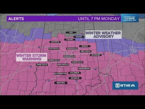 7 p.m. update on winter snow storm in Indiana | Weather Impact Alert