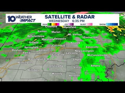 LIVE RADAR: Rain moving through central Ohio