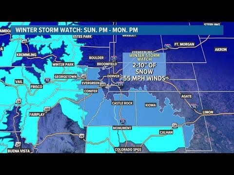 Latest forecast | Spring storm brings Denver snow Sunday, blizzard conditions south and east