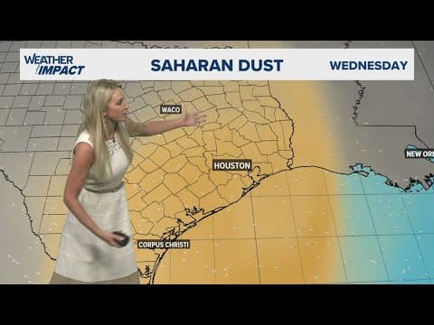 Saharan dust is back in the Houston area
