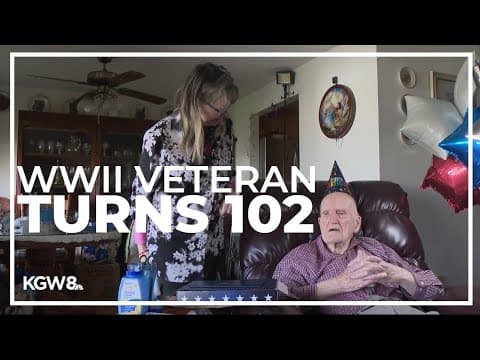 WWII veteran turns 102 years old