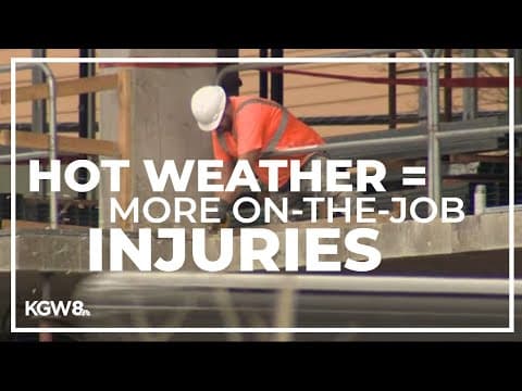 Study links hotter weather and increased on-the-job injuries