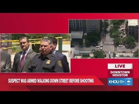 Houston Police Chief Noe Diaz: Deputy and suspect injured in shooting