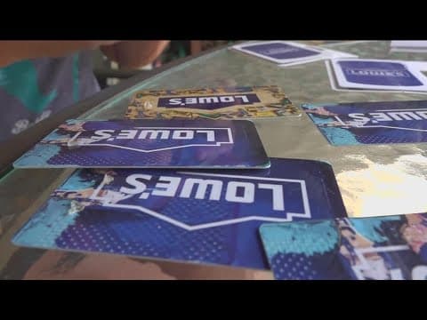 Vista woman loses $24K in Lowes gift card scam