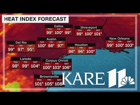 Heat, floods and tornadoes threaten parts of the U.S.