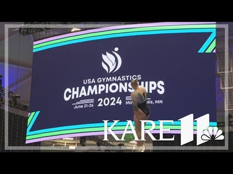 Festivities for U.S. Gymnastics trials in Minneapolis underway