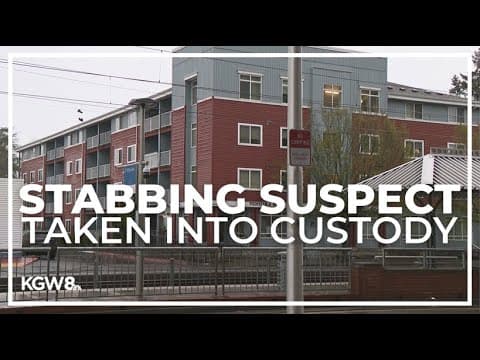 Man accused of stabbing woman, barricading in Portland apartment taken into custody