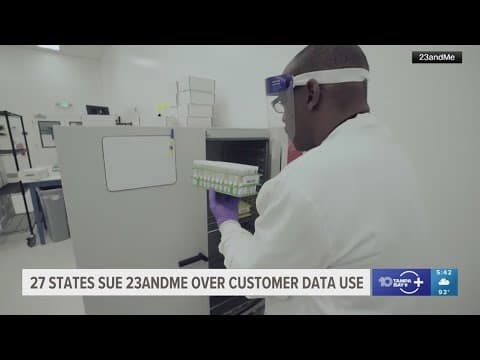 27 states seek to block the sale of 23andMe's DNA data