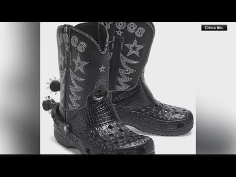 Crocs just announced cowboy boots