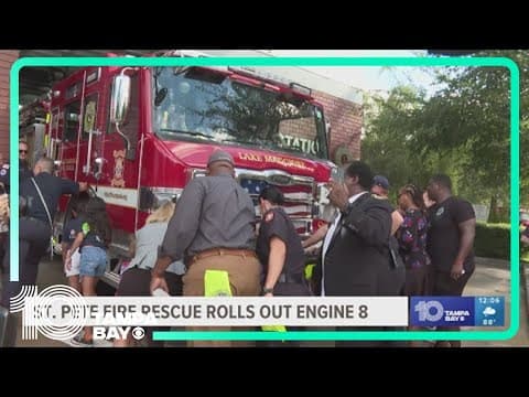 St. Pete Fire Rescue rolls out new Engine 8 truck