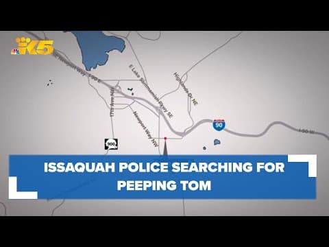 Police searching for peeping Tom connected to 10 incidents in Issaquah