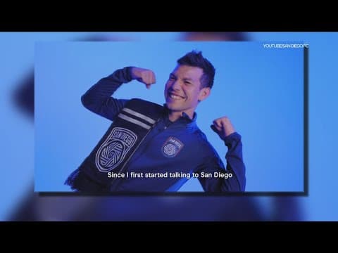 San Diego FC to introduce "Chucky" Lozano at Snapdragon Stadium