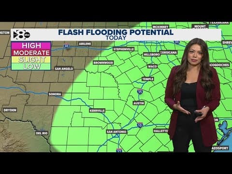 Texas flash floods: Rainy conditions slowly improve, more rain is on the way