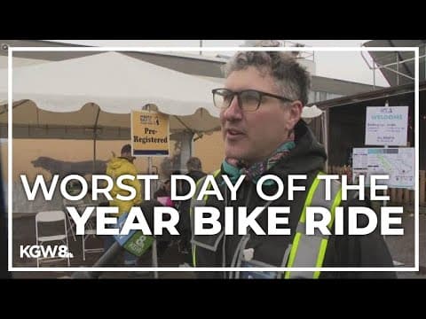 Worst Day of the Year Bike Ride 20th anniversary in Portland
