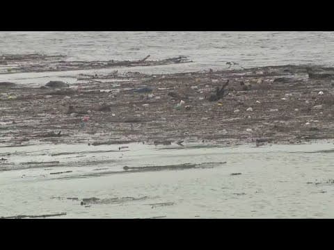 Runoff leaves trash, debris in Potomac River