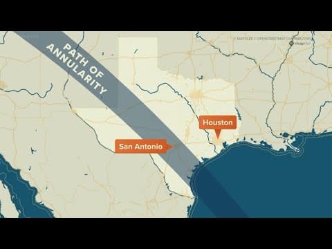 Where you should go if you want the best view of the 'Ring of Fire' annular eclipse