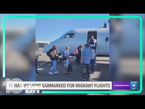 Four flights later, Florida's undocumented migrant 'transport program' has millions more to spend
