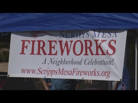 Mira Mesa fireworks show kicks off for the first time since the pandemic