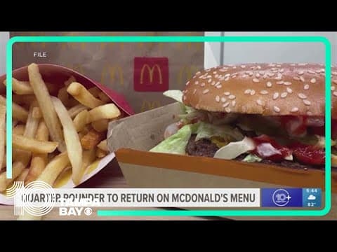 McDonald's begins selling Quarter Pounder again, testing shows they weren't the source of E. coli