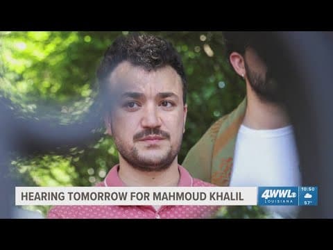 Immigration hearing scheduled for Columbia University protestor who is being held at a Louisiana ICE