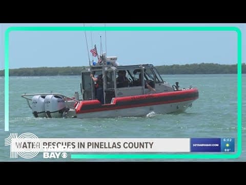 2 water rescues in Pinellas County