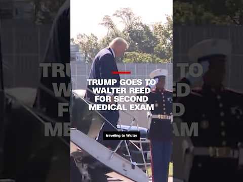 President Trump gets 2nd 'routine' medical checkup