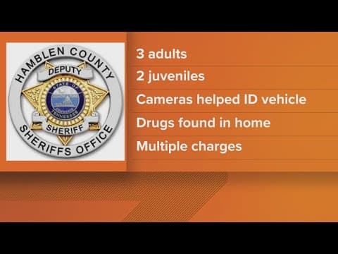 Five family members arrested after business damaged by bullets