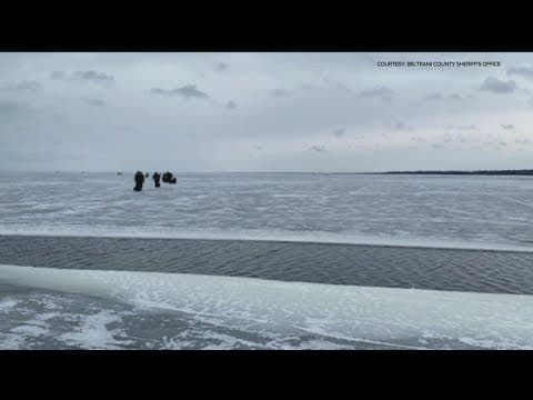 Sheriff: 200 people rescued from ice on Upper Red Lake