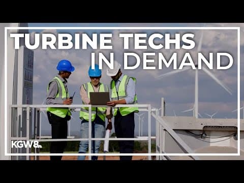 Wind turbine technicians get hands-on experience, job interview prep at Vancouver institute