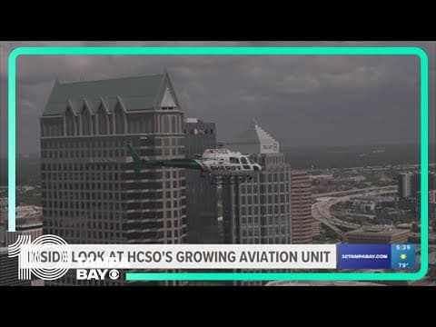 An inside look at the Hillsborough County Sheriff's Office's growing aviation unit