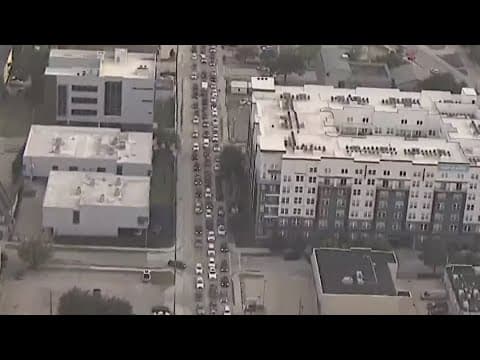Stalled trains block Houston roads for hours as city works on fix