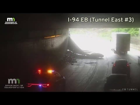 Crash closes I-94 at Lowry tunnel