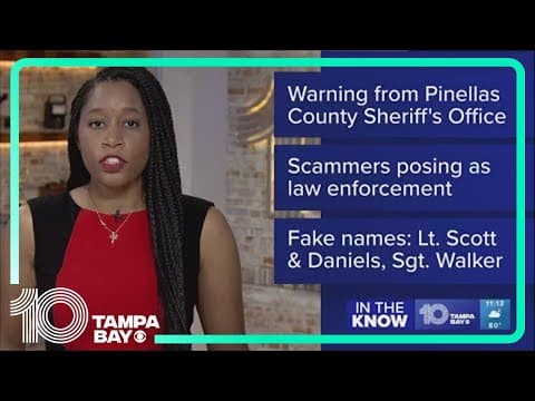 Officials: Pinellas County residents receiving scam calls from fake deputies