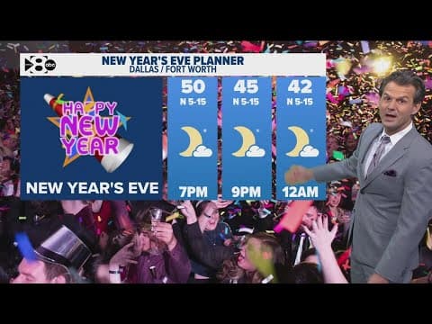 DFW weather: Latest New Year's Eve forecast for North Texas