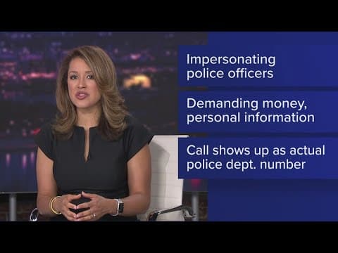 SCAM ALERT: people impersonating Prince George's Co. police