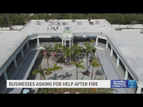 Businesses in Dolphin Village struggling to get customers after fire destroyed part of the complex