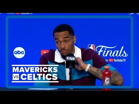 NBA Finals: PJ Washington gives postgame interview after Game 5 loss in the 2024 NBA Finals