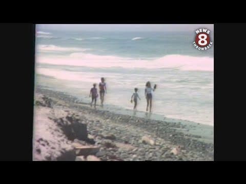 Oceanside, California beach erosion 1977