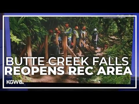 Butte Creek Falls recreation area to reopen after 2020 Oregon wildfires
