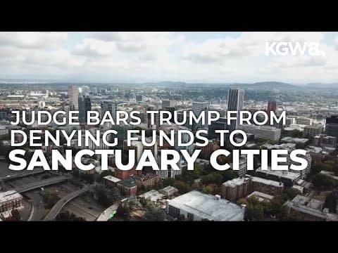 Judge blocks Trump from denying federal funds to sanctuary cities