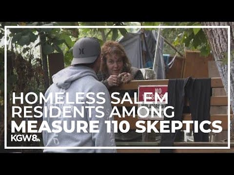 Homeless Salem residents say they haven’t seen benefits from Measure 110