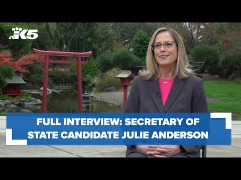 FULL INTERVIEW: Secretary of state candidate Julie Anderson