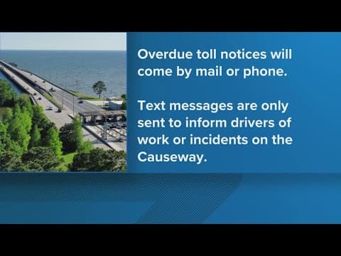 Scam alert: Causeway 'overdue toll' texts are bogus