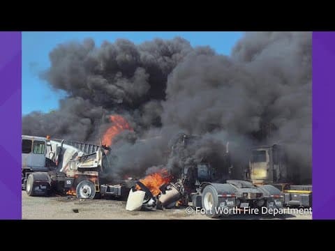 New photos show firefighters at deadly plane crash in Fort Worth