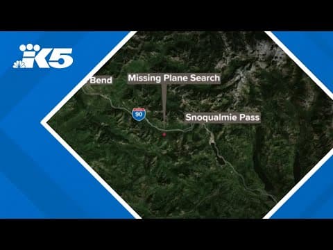 Search continues for pilot whose plane went missing near Snoqualmie Pass
